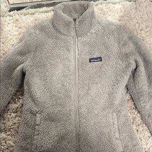 fluffy grey patagonia